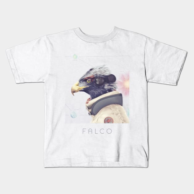 Star Team: Falco Kids T-Shirt by AndyWynn